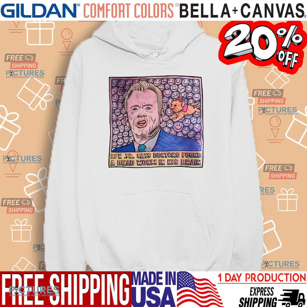 Rfk Jr Says Doctors Found A Dead Worm In His Brain Shirt