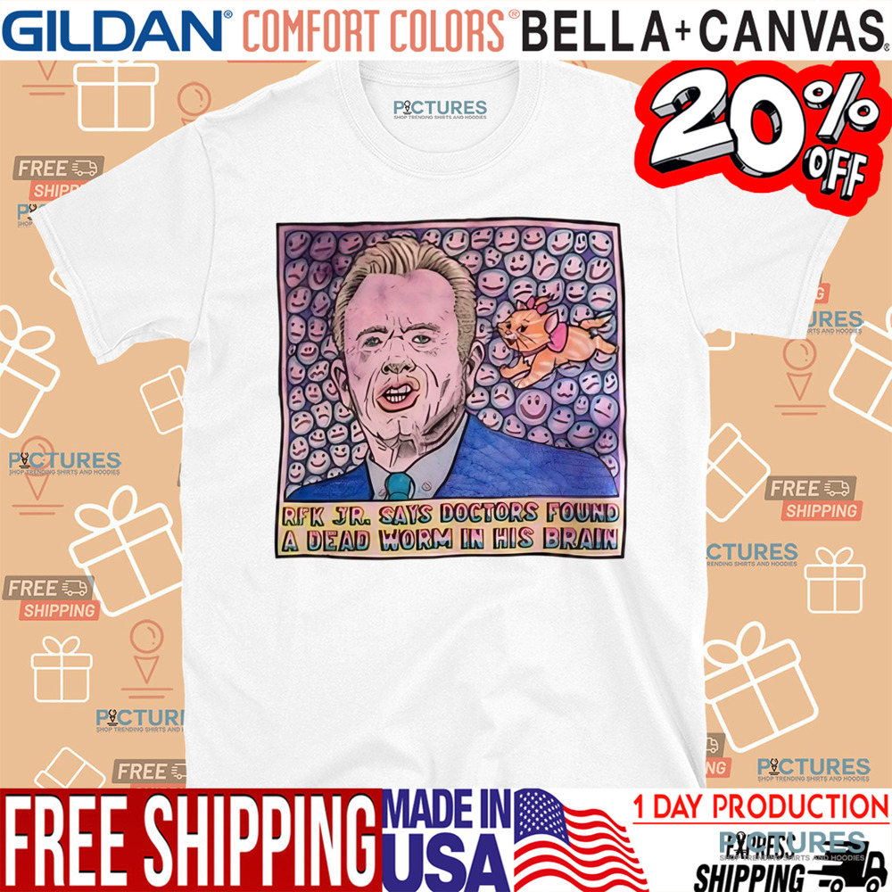 Rfk Jr Says Doctors Found A Dead Worm In His Brain Shirt