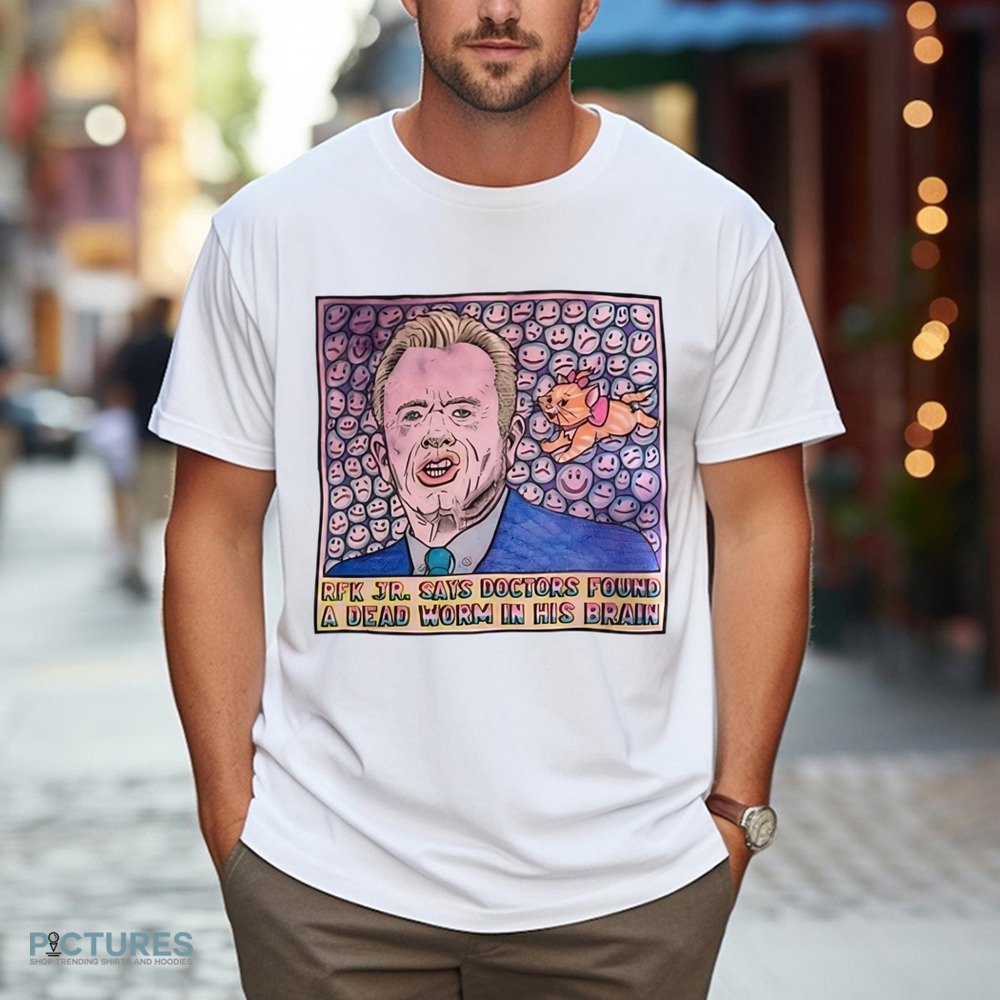 Rfk Jr Says Doctors Found A Dead Worm In His Brain Shirt