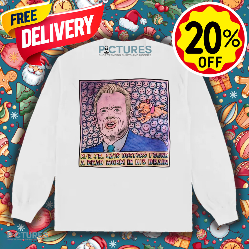 Rfk Jr Says Doctors Found A Dead Worm In His Brain Shirt