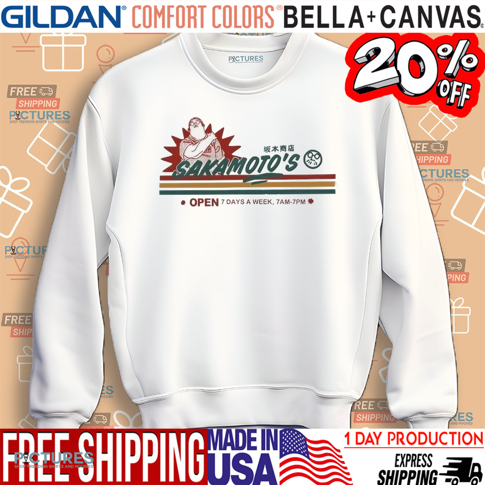 Sakamoto’s Open 7 Days A Week Shirt