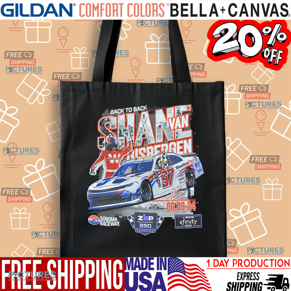 Shane van Gisbergen Hendrick Motorsports Team Collection 2024 Xfinity Series Zip Race Winner Shirt