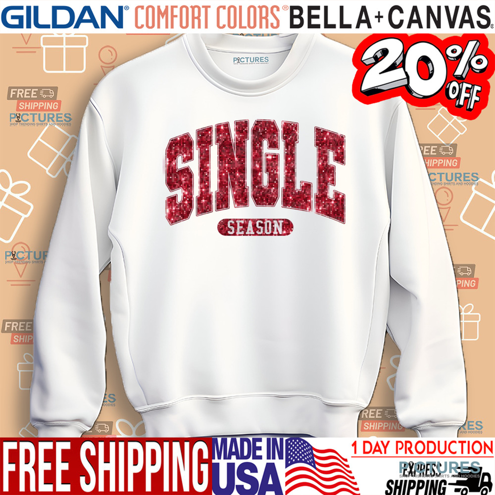 Single Season Faux Glitter Shirt