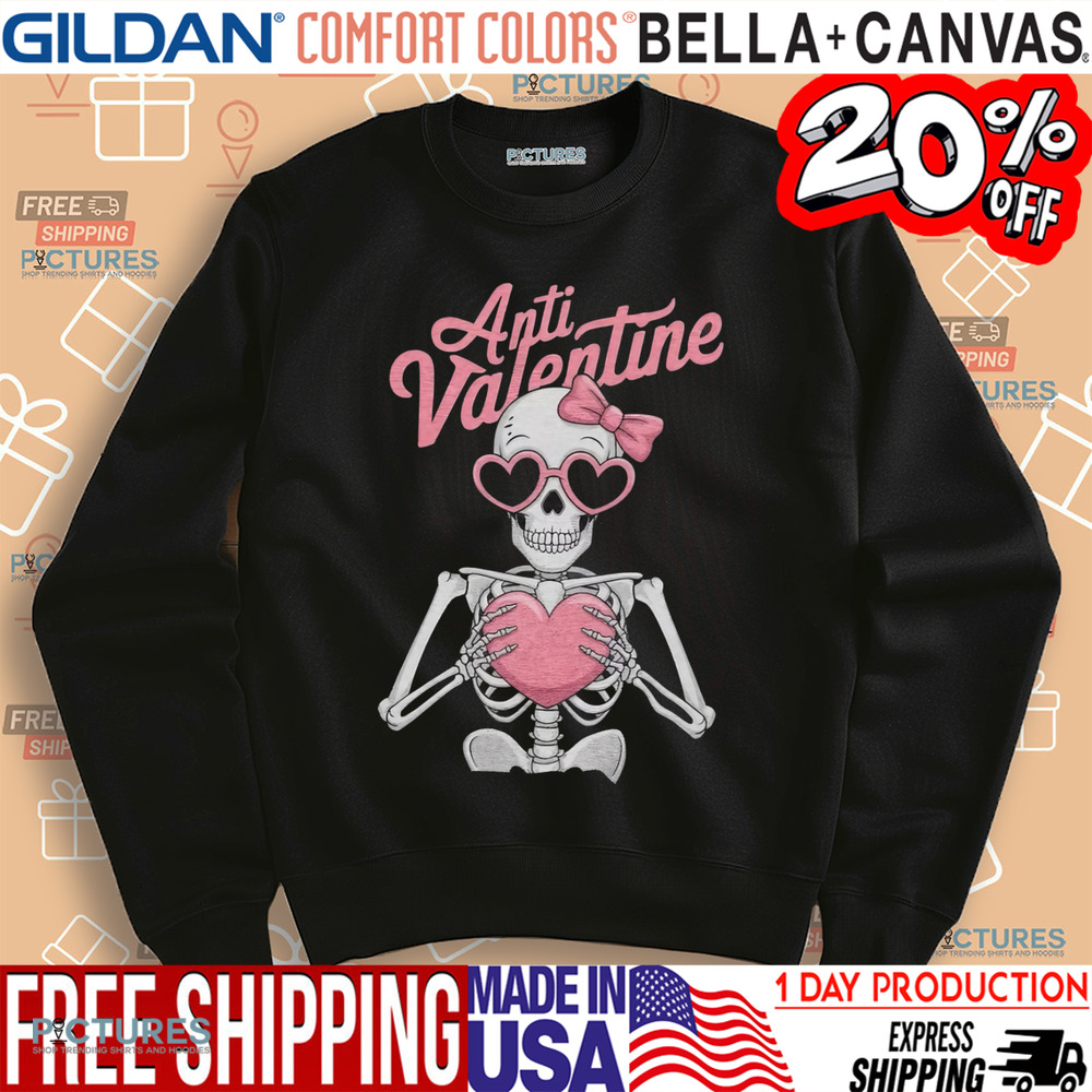 Skeleton Anti Valentine's Day Shirt