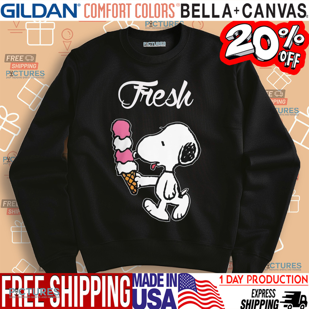 Snoopy Ice Cream Fresh Shirt