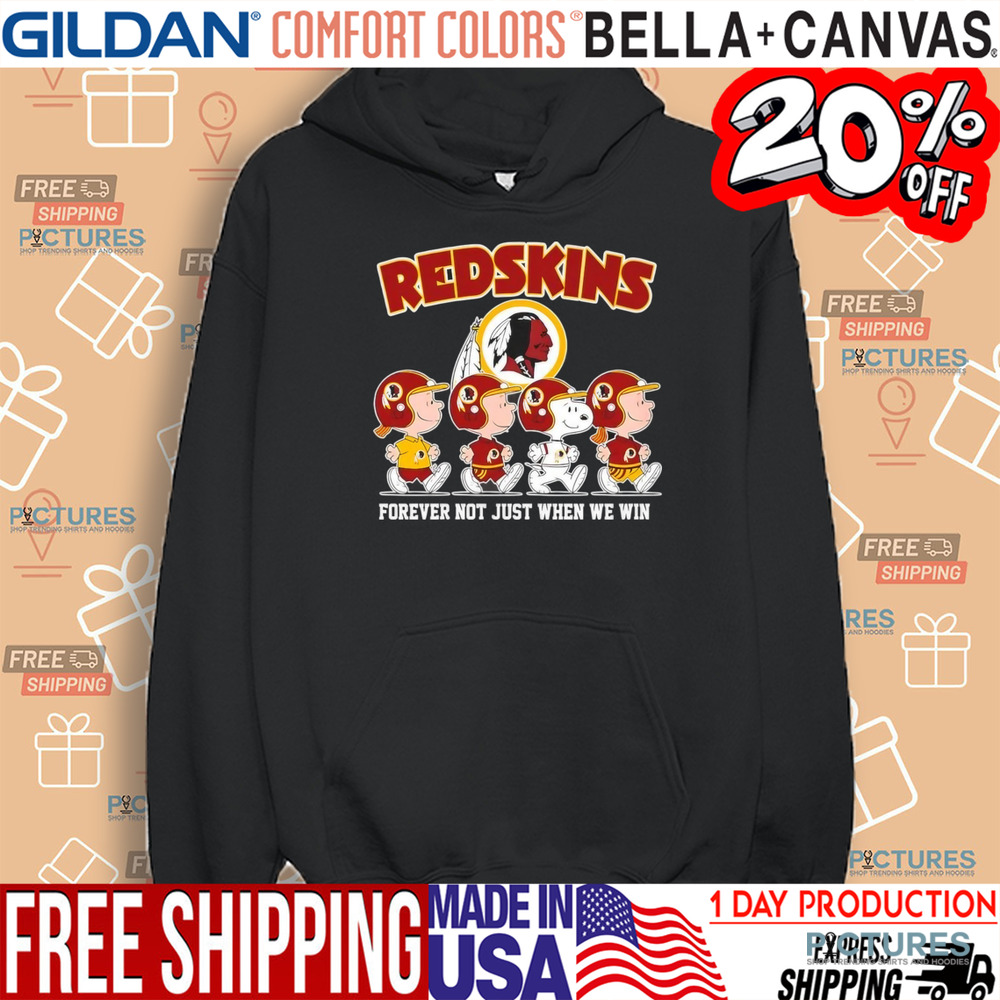 Snoopy and Friends Road Washington Commanders Redskins forever not just when we win shirt