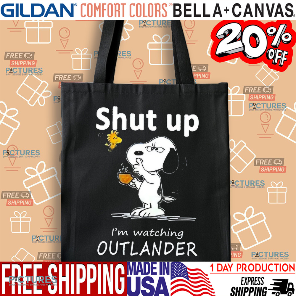 Snoopy and Woodstock shut up I’m watching Outlander shirt Snoopy and Woodstock shut up I’m watching Outlander shirt