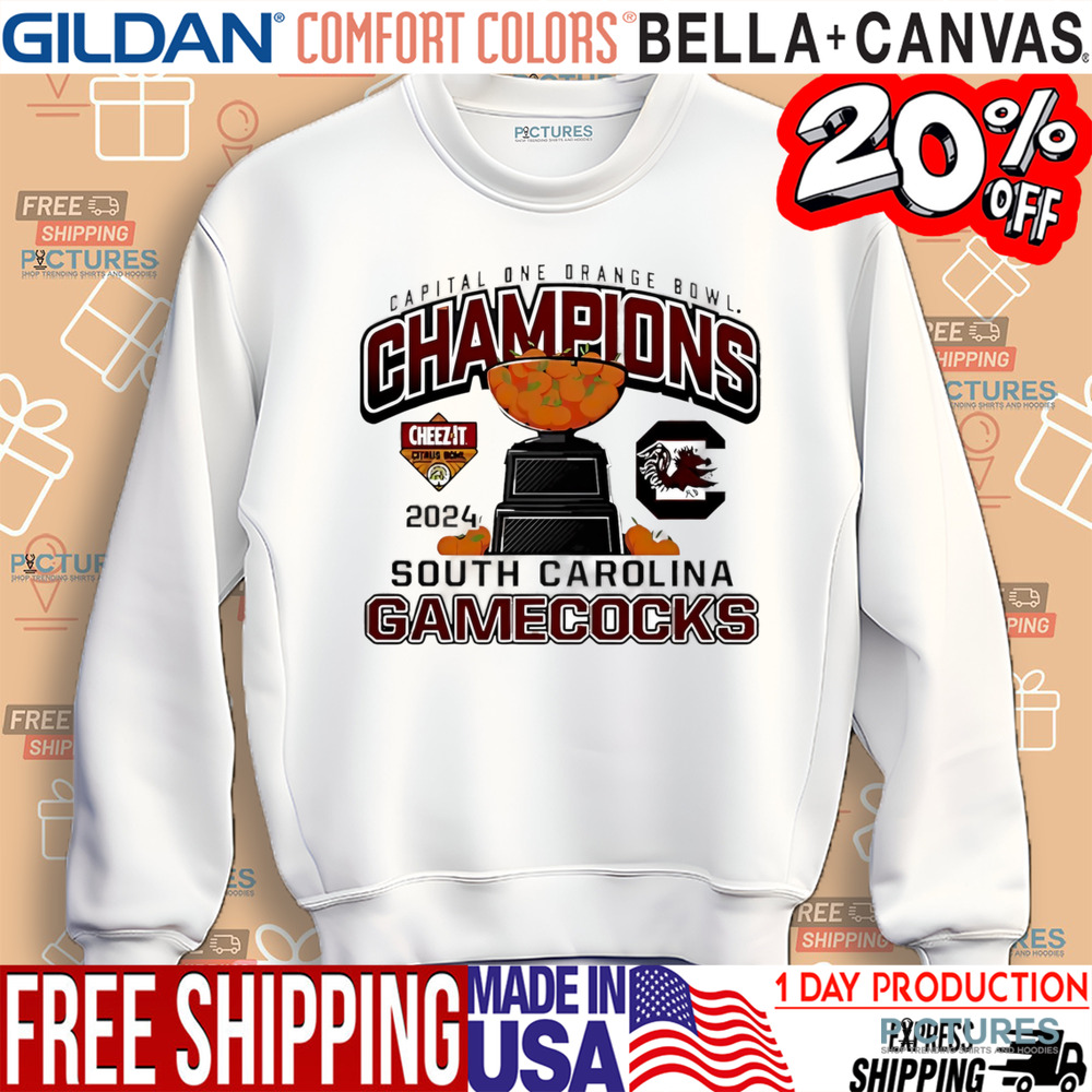 South Carolina Gamecocks Capital One Orange Bowl Champions Shirt