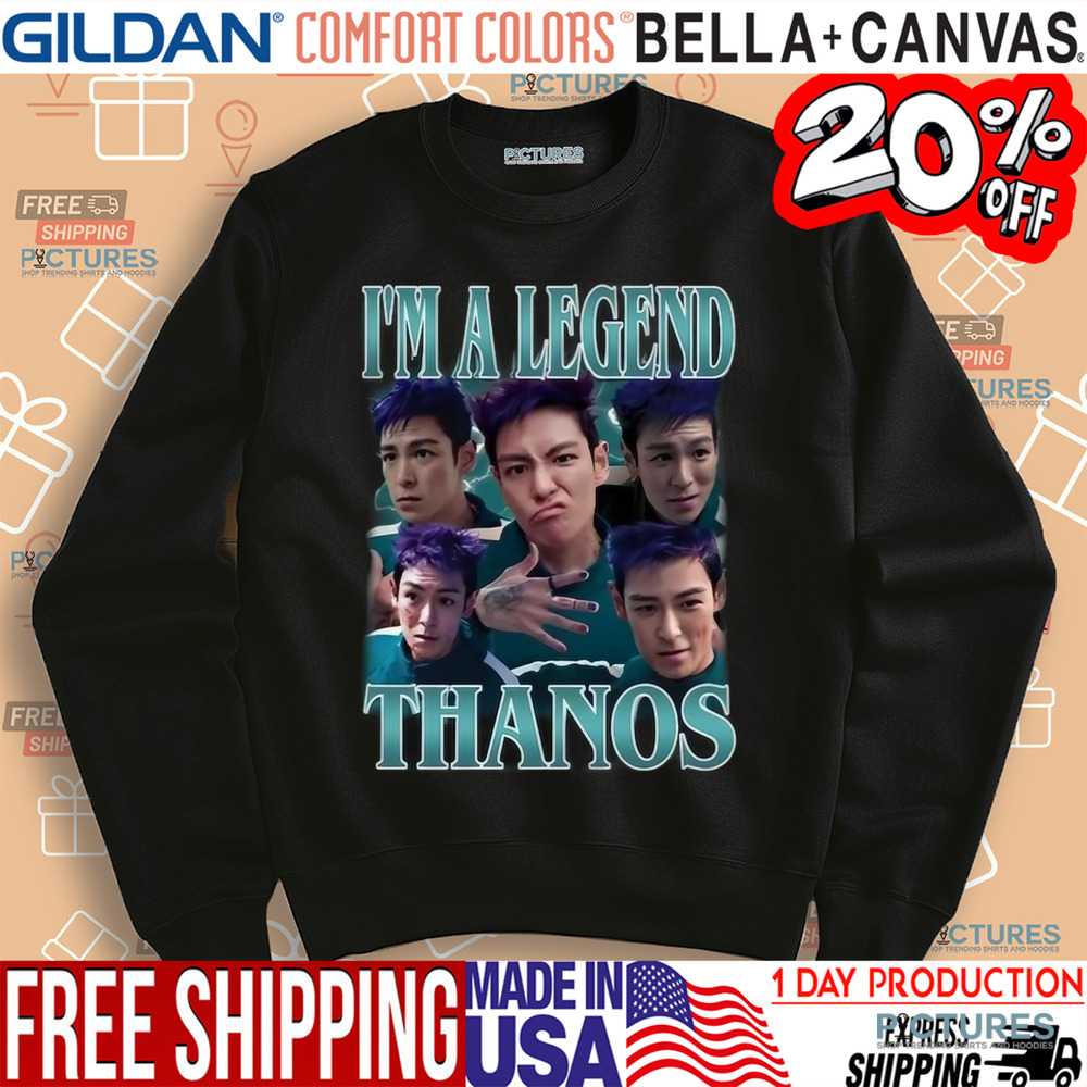 Squid Game 2 I’m A Legend Thanos Vintage Bootleg Shirt