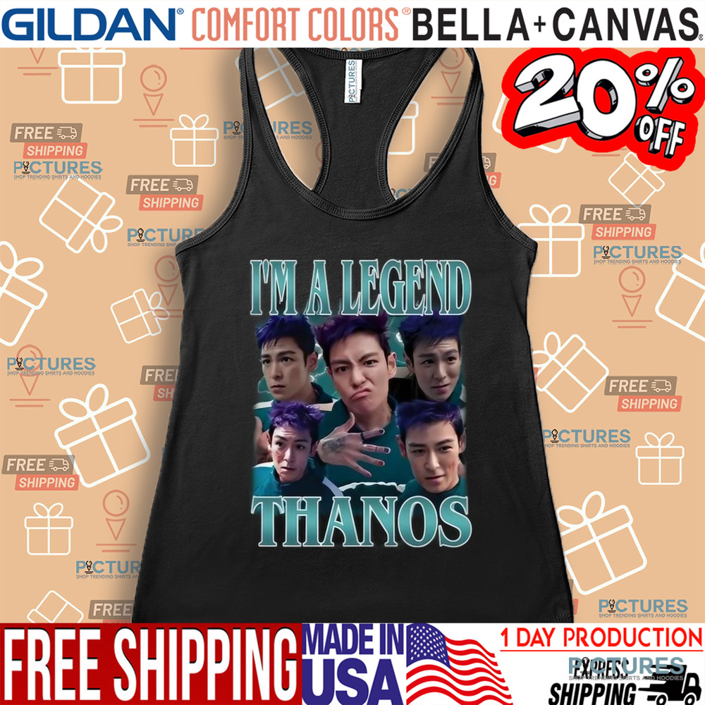 Squid Game 2 I’m A Legend Thanos Vintage Bootleg Shirt