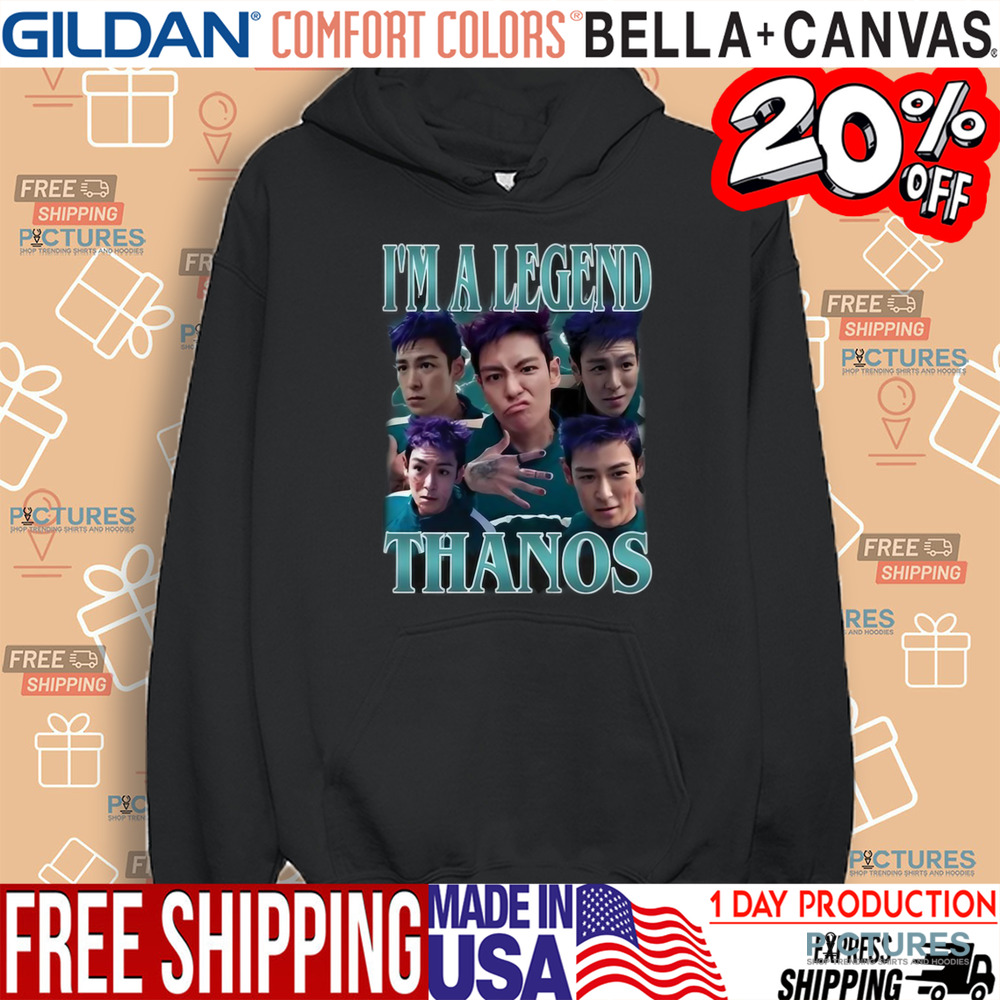 Squid Game 2 I’m A Legend Thanos Vintage Bootleg Shirt