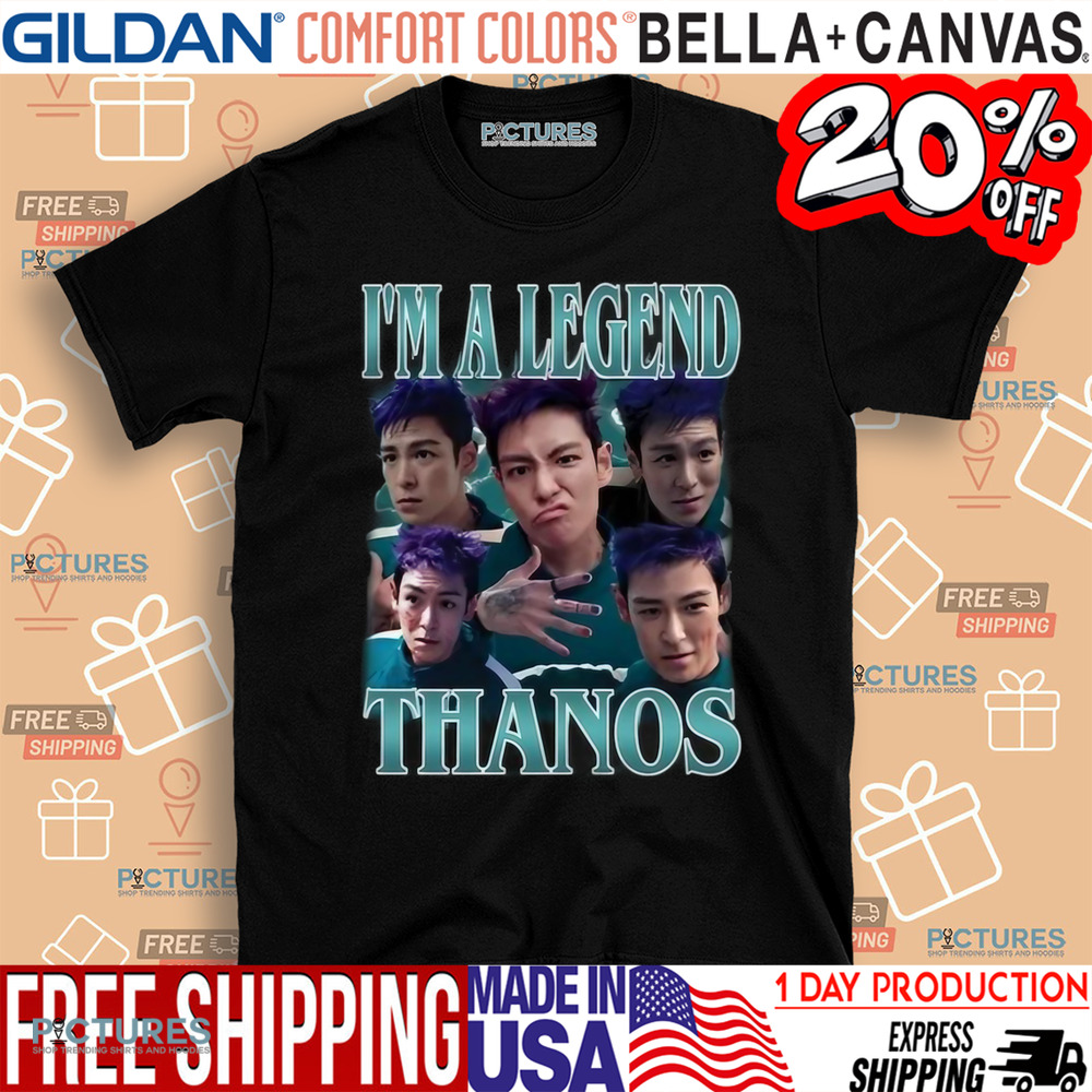 Squid Game 2 I’m A Legend Thanos Vintage Bootleg Shirt