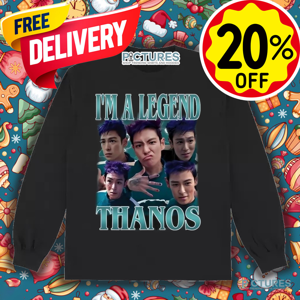 Squid Game 2 I’m A Legend Thanos Vintage Bootleg Shirt