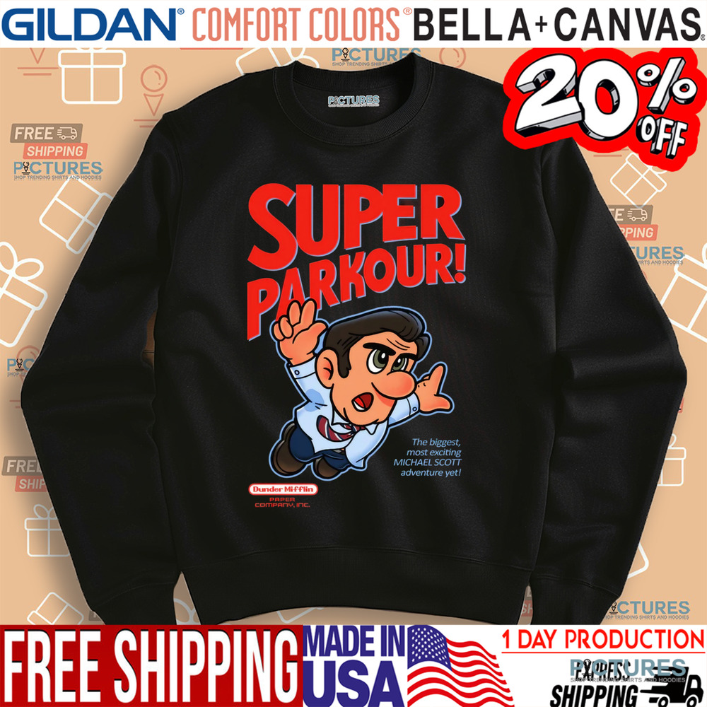 Super Parkour the biggest most exciting Michael Scott adventure yet shirt