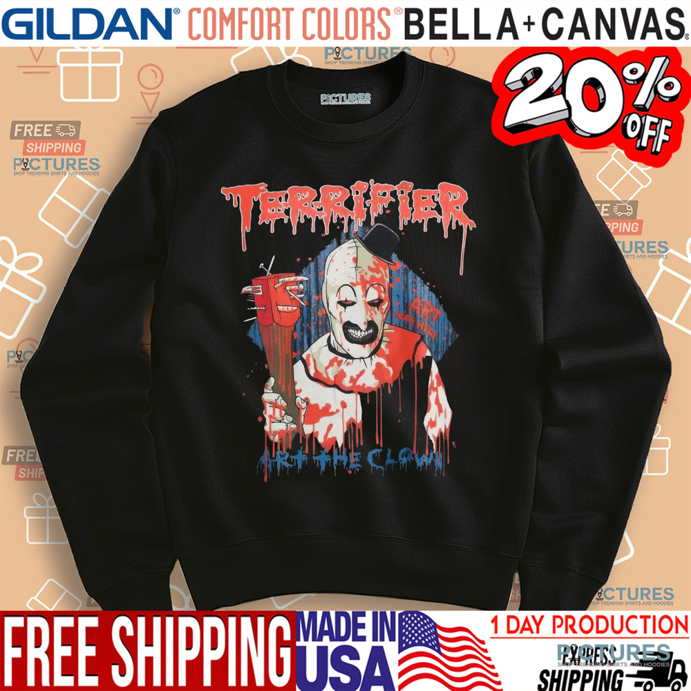 Terrifier Art's Greatest Kills Tour Shirt