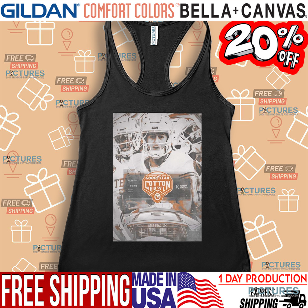 Texas Longhorns Vs Ohio State Buckeyes Matchup 2025 Goodyear Cotton Bowl Classic NCAA College Football Playoff shirt