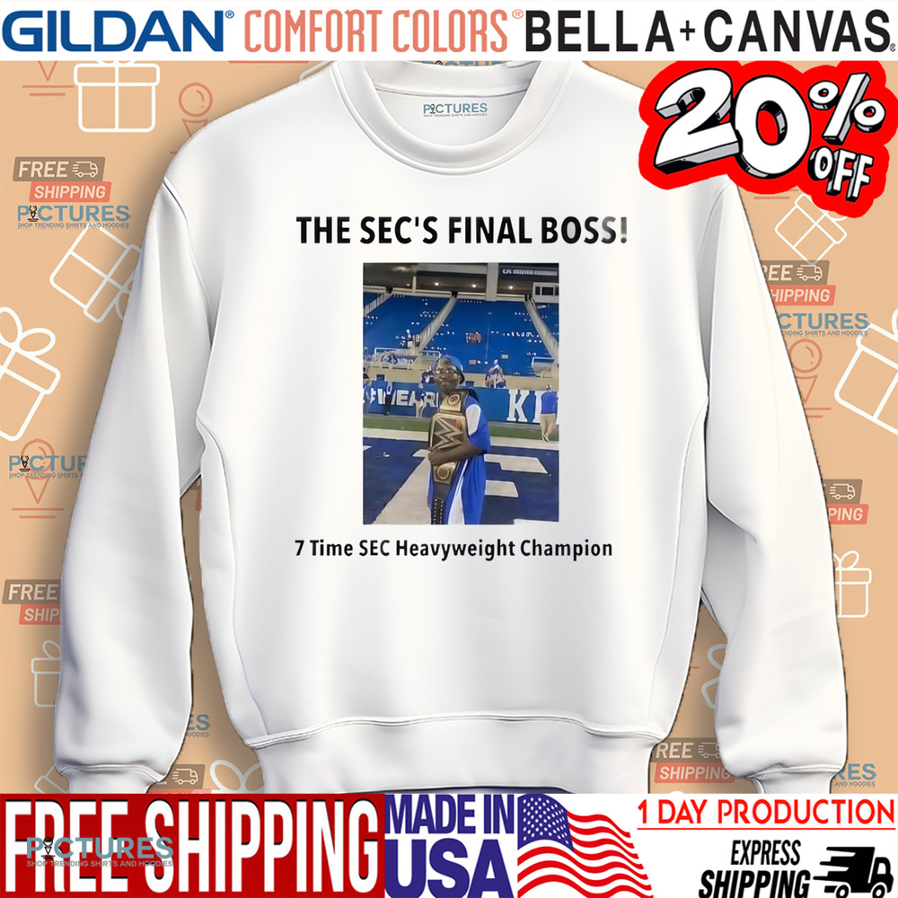 The SEC’s final boss 7 time SEC heavyweight champion shirt