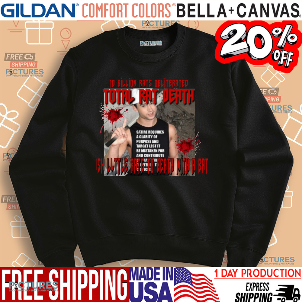 To Billion Rats Obliterated Total Rat Death Shirt