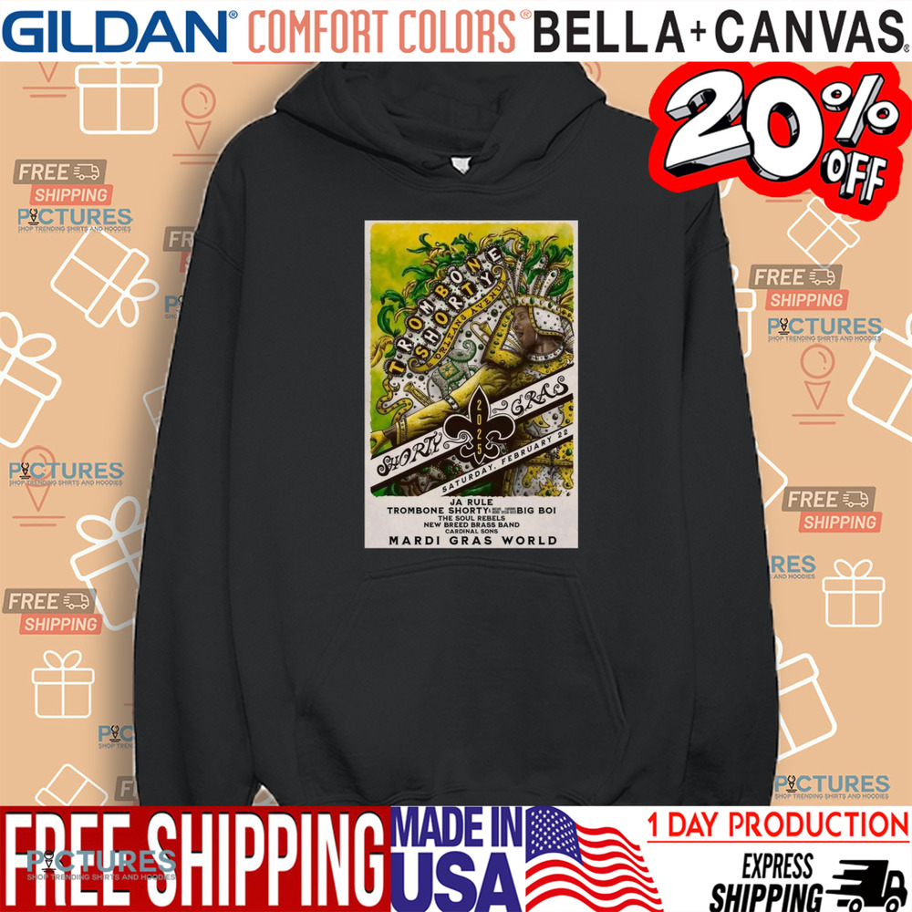 Trombone Shorty Big Boi Feb 22 2025 In New Orleans LA Poster Shirt