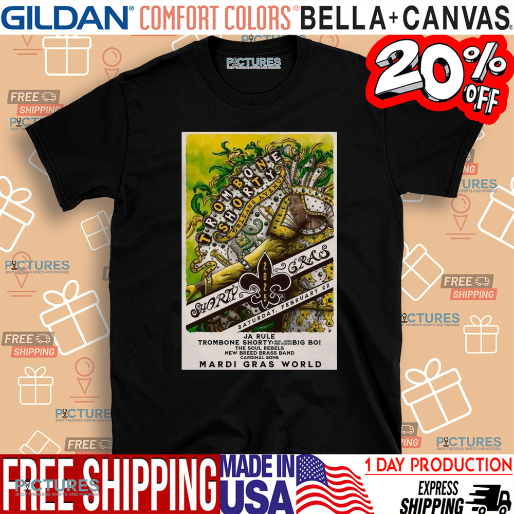 Trombone Shorty Big Boi Feb 22 2025 In New Orleans LA Poster Shirt