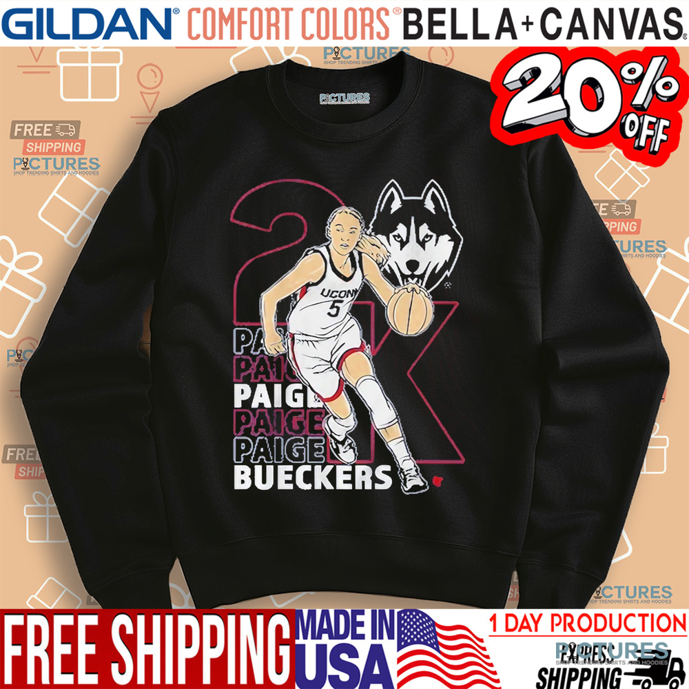 UConn Basketball Paige Bueckers 2K Shirt