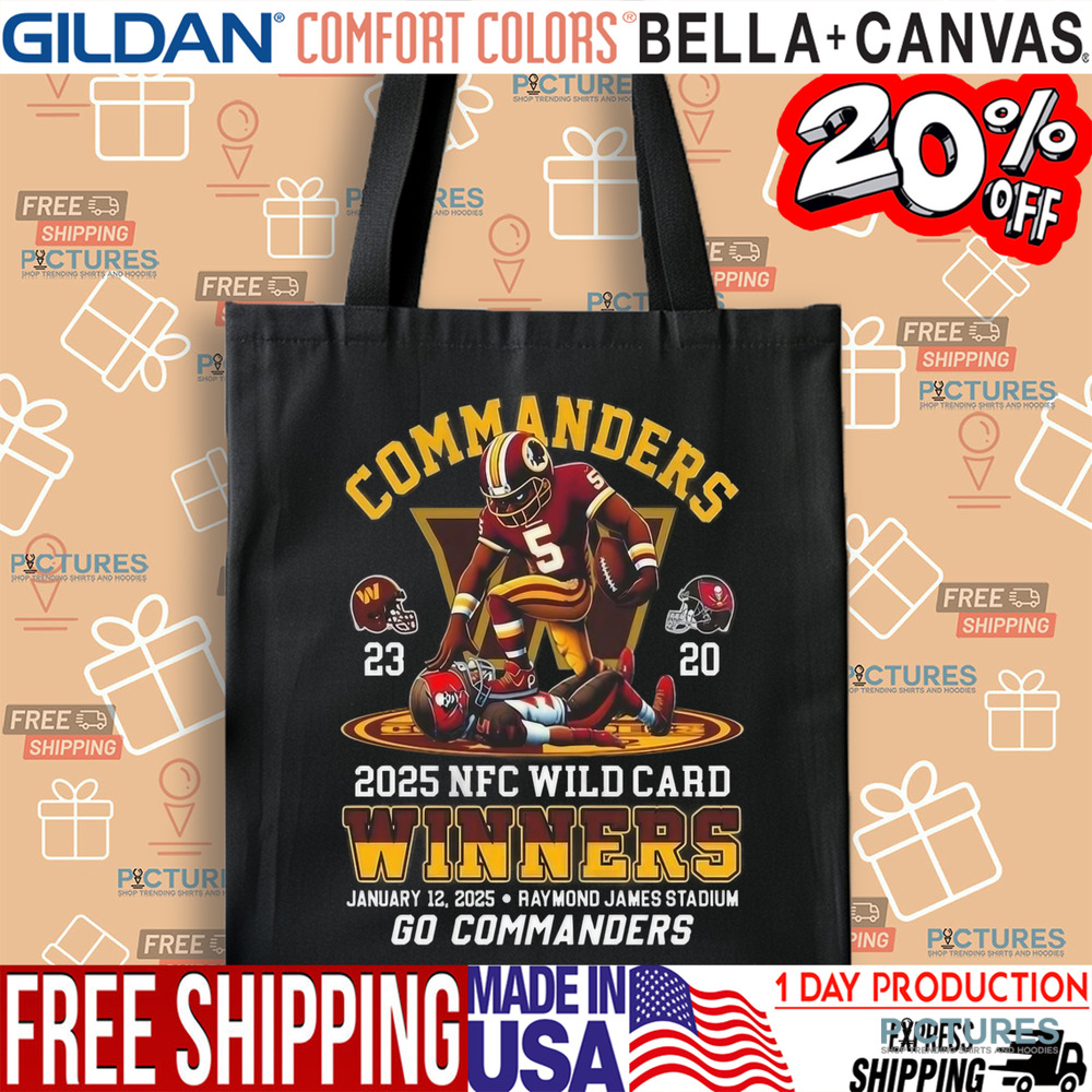 Washington Commanders Wild Card 2025 Winners Go Commanders For Fans Mascot Shirt