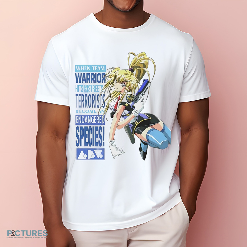 When team warrior hits streets terrorists become an endangered species shirt