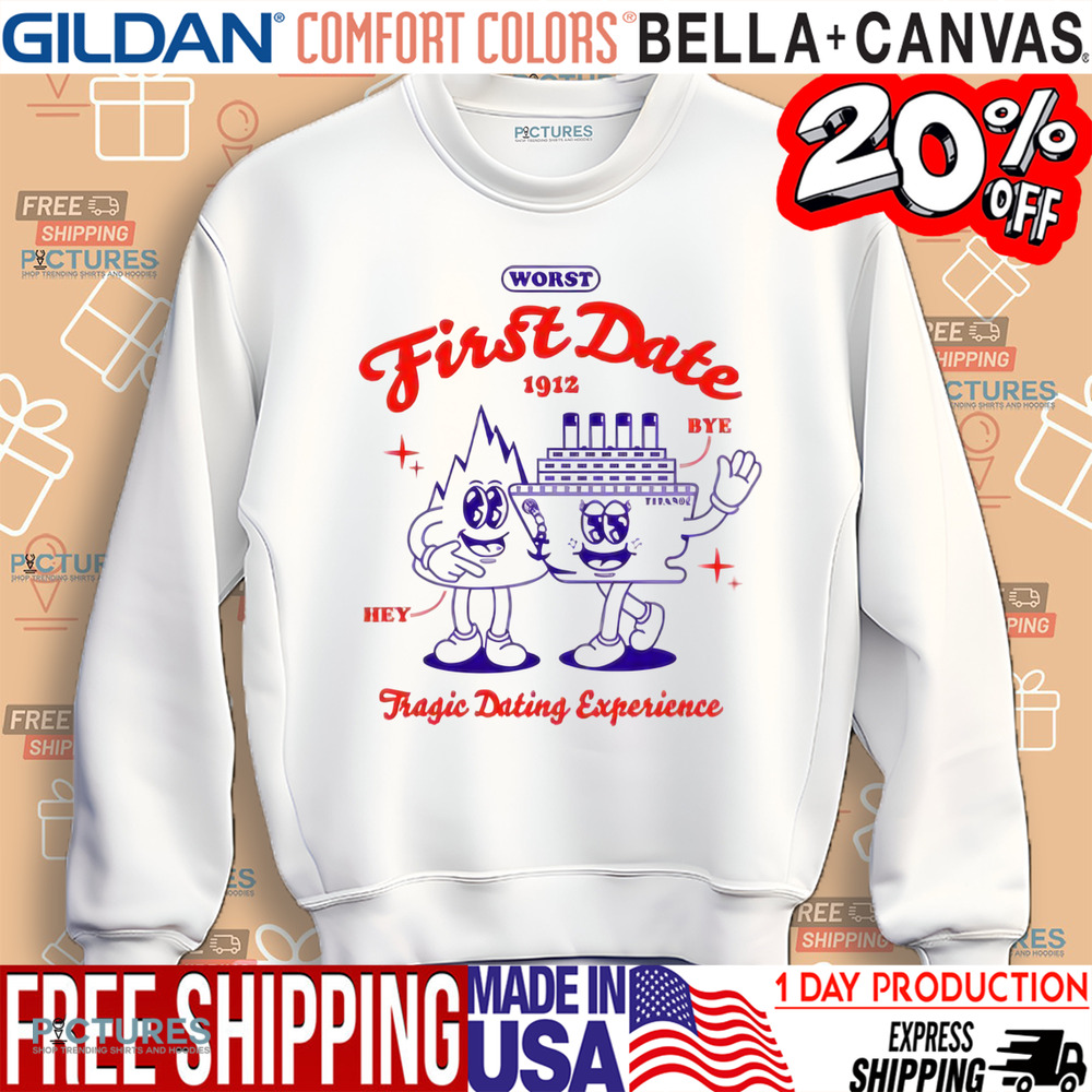 Worst First Date 1912 Magic Dating Experience Shirt