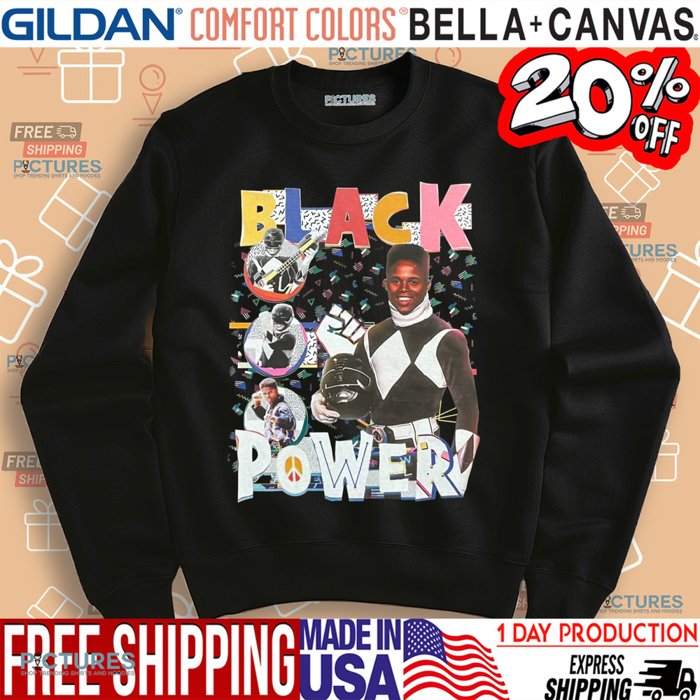 Zack Black Power Ranger Shirt