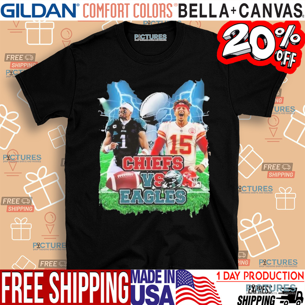 2025 Super Bowl Chiefs Vs Eagles Shirt