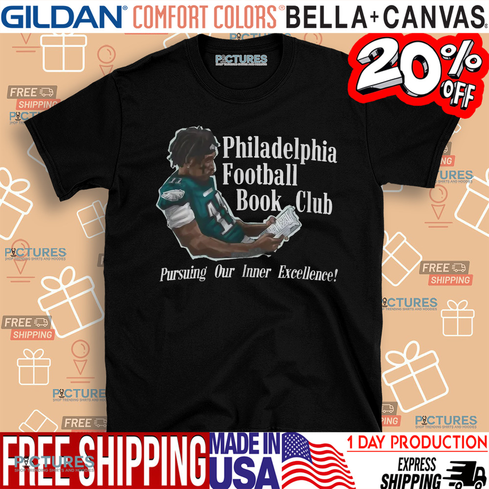 A. J. Brown Philadelphia Football Book Club Pursuing Our Inner Excellence Shirt