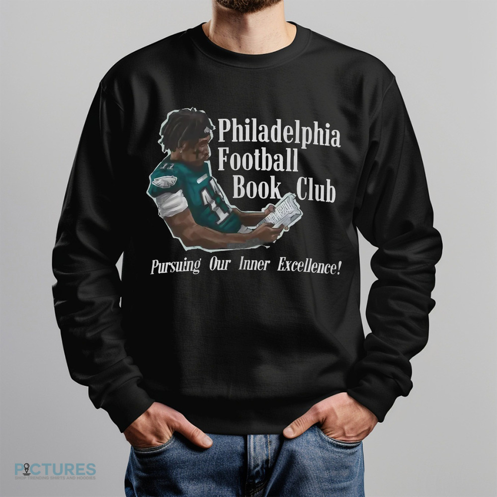 A. J. Brown Philadelphia Football Book Club Pursuing Our Inner Excellence Shirt