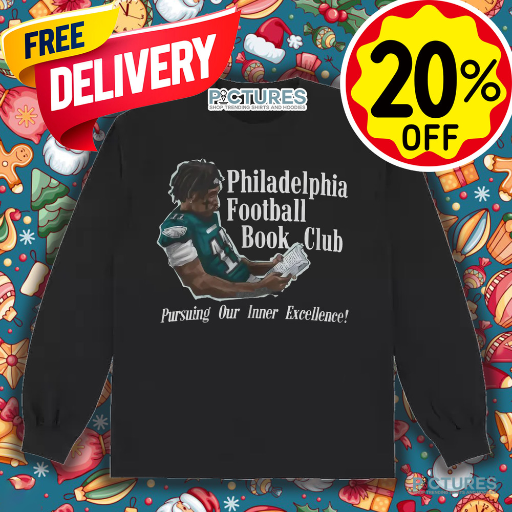 A. J. Brown Philadelphia Football Book Club Pursuing Our Inner Excellence Shirt