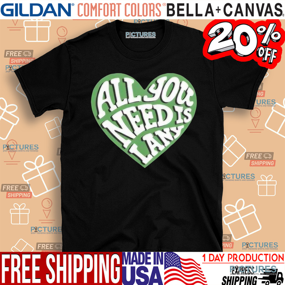 All You Need Is Lany Heart Shirt