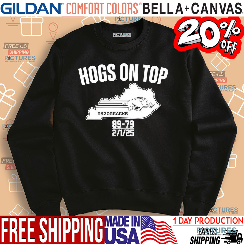 Arkansas Razorbacks Basketball Hogs On Top Of Kentucky shirt Arkansas Razorbacks Basketball Hogs On Top Of Kentucky shirt