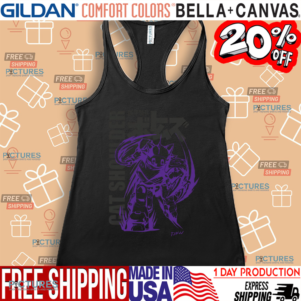 Armored Trooper Votoms x Tokyo Women's Pro Wrestling Cat Shoulder Shirt