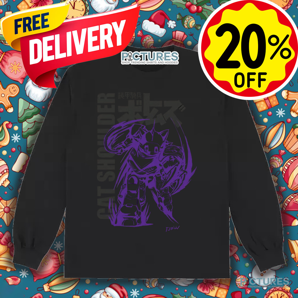 Armored Trooper Votoms x Tokyo Women's Pro Wrestling Cat Shoulder Shirt