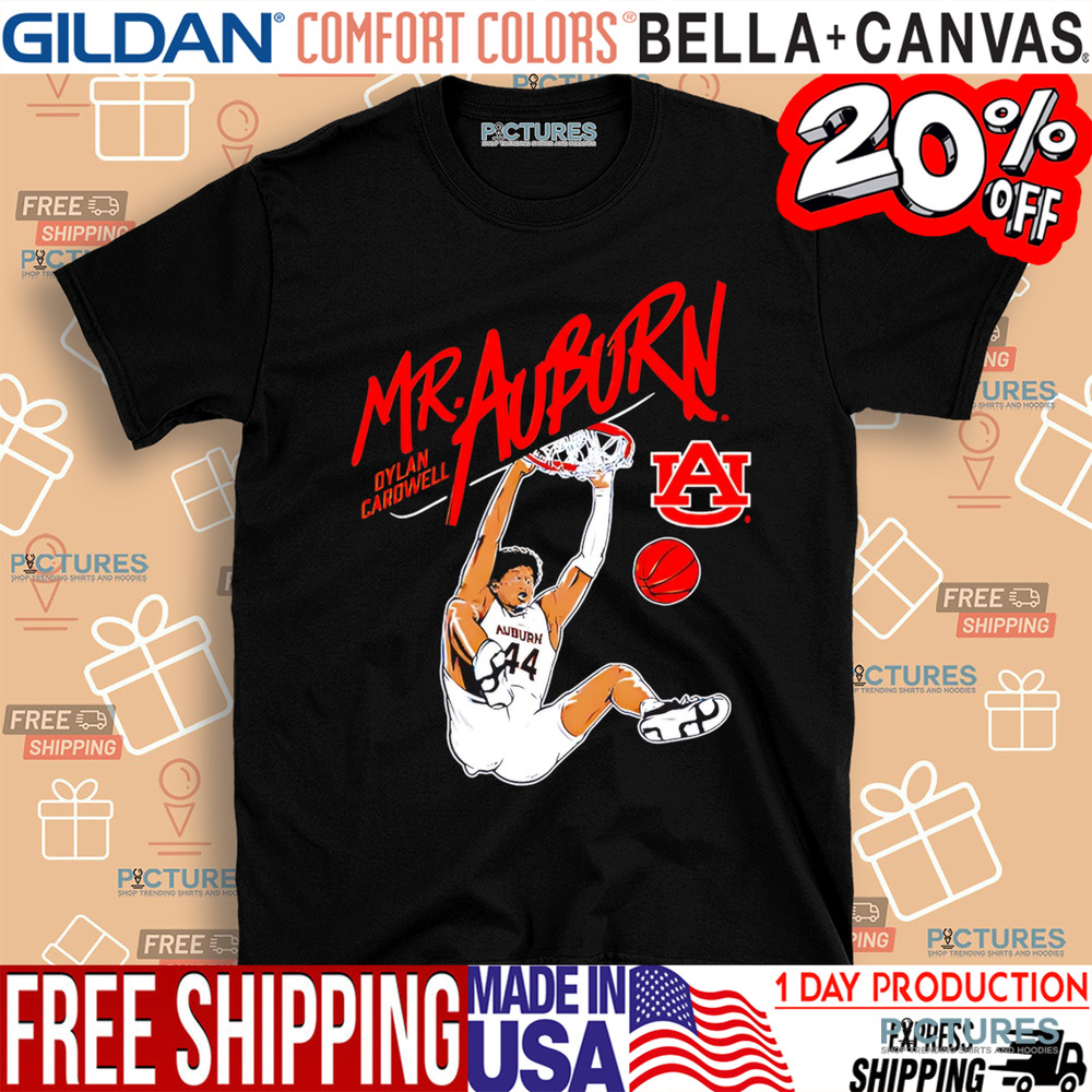 Auburn Tigers Dylan Cardwell Mr. Auburn cartoon shirt