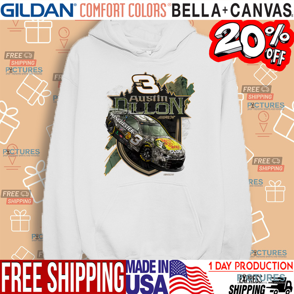 Austin Dillon Richard Childress Racing Team Collection Bass Pro Shops Car shirt