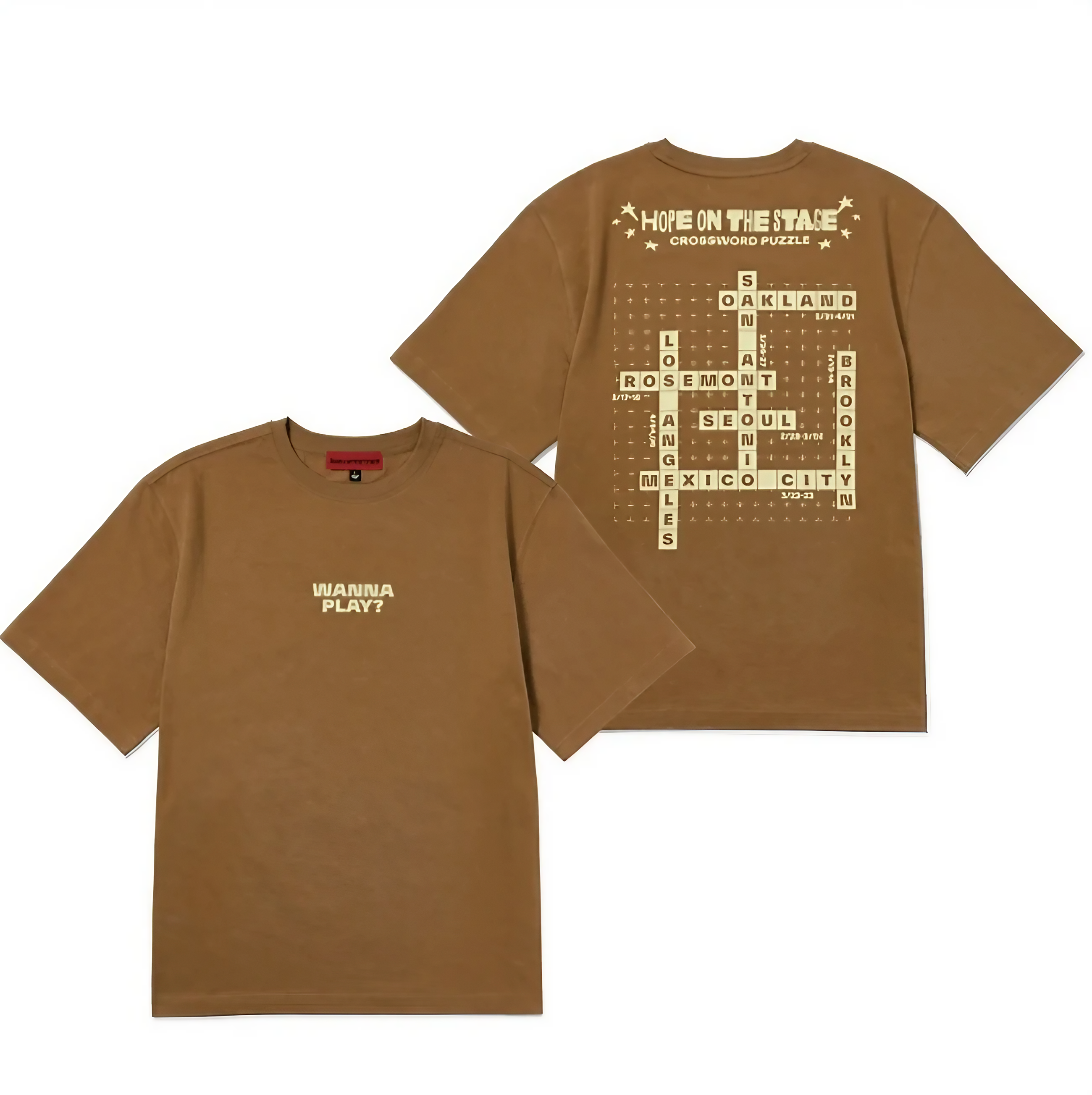 BTS Wanna Play Hope On The Stage Crossword Puzzle Shirt