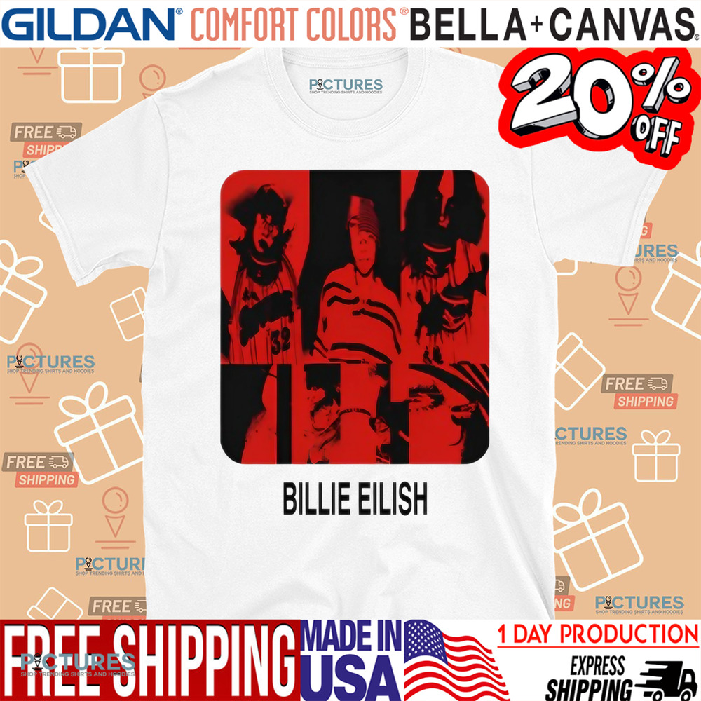Billie Eilish Thermal be collage photo shirt
