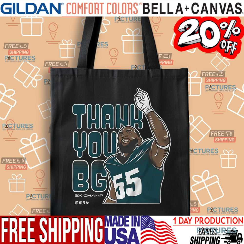 Brandon Graham Thank You BG 2X Champ Philadelphia Eagles Philly Shirt