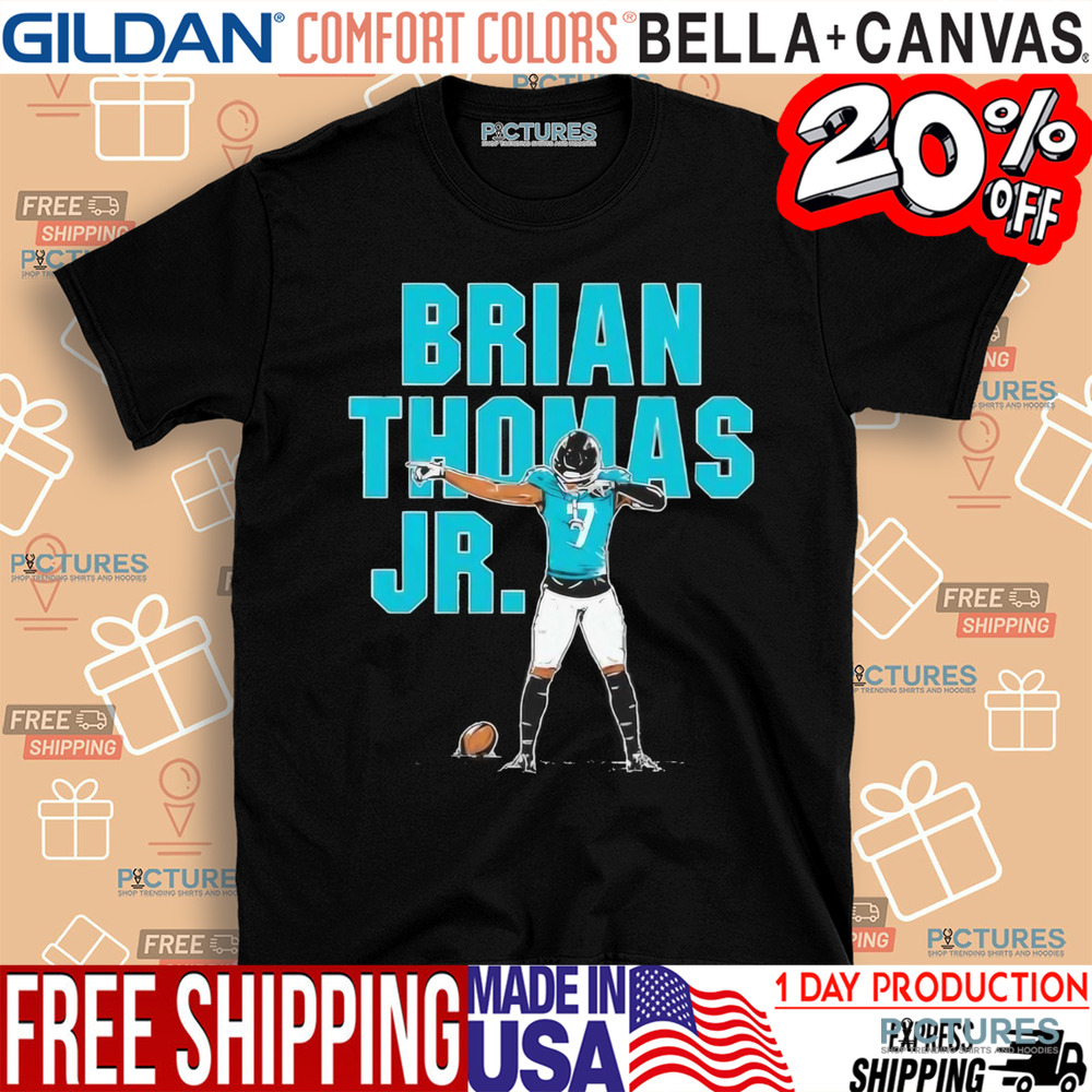 Brian Thomas Jr Superstar Pose Jacksonville Football Shirt