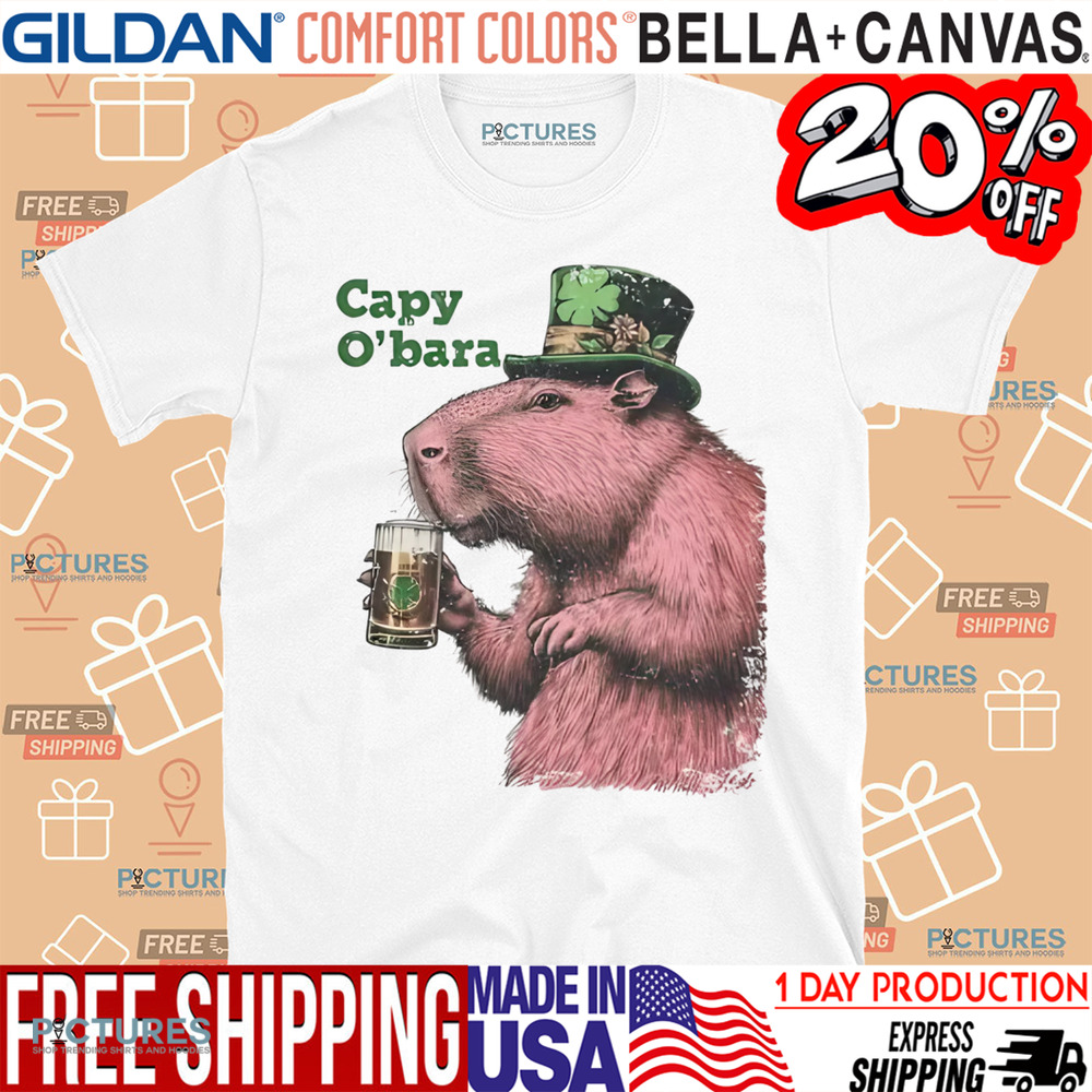 Capy O'bara St Patrick's Day Shirt