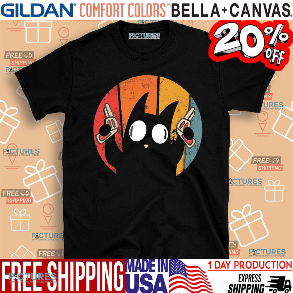 Cat Pew Pew Funny Meme Shirt