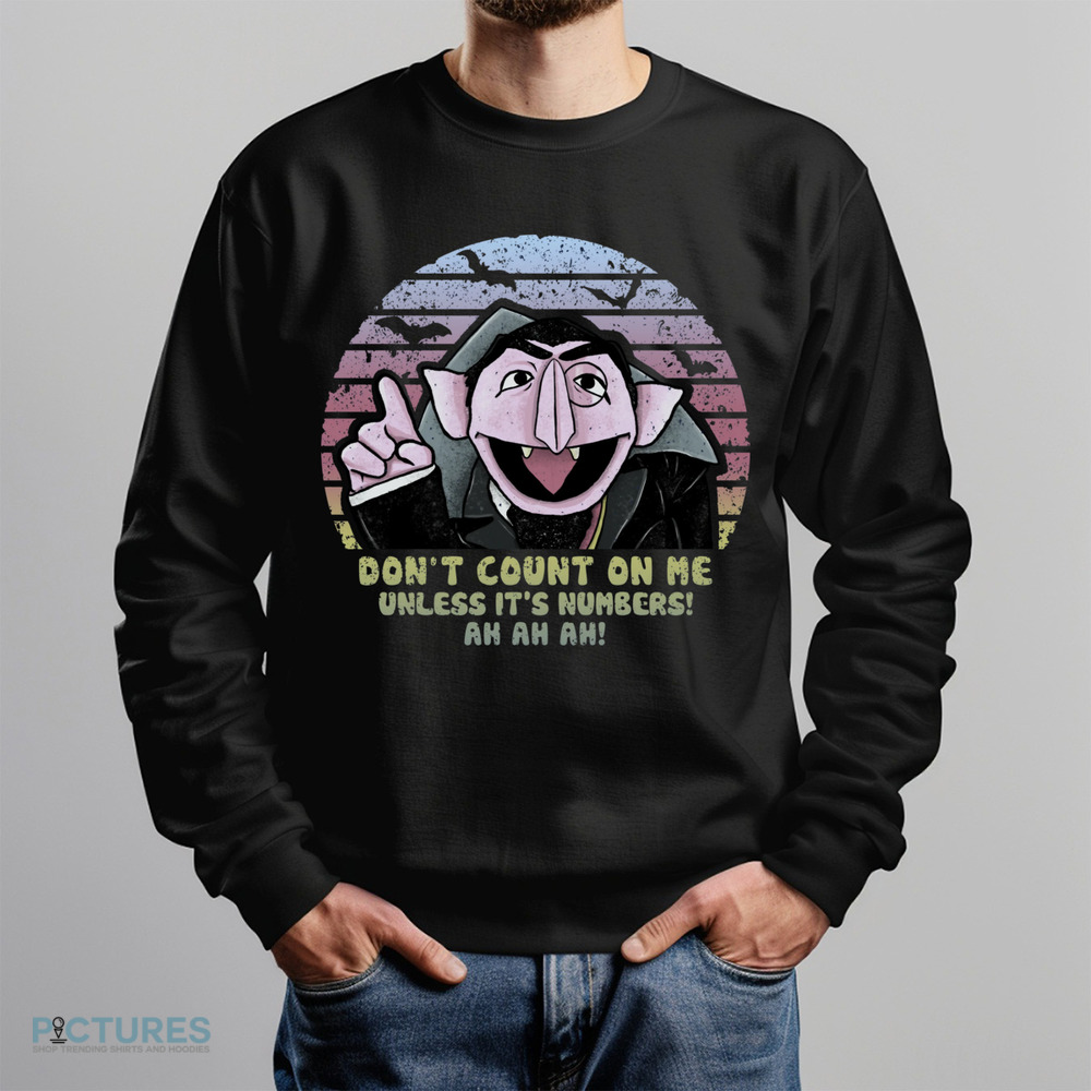Count von Count on my best version ah ah ah vintage shirt