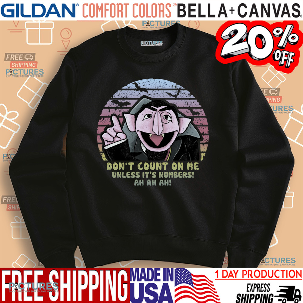 Count von Count on my best version ah ah ah vintage shirt