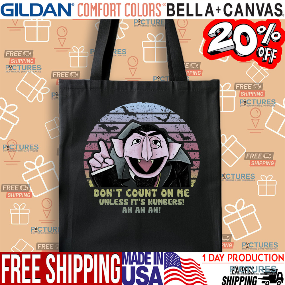 Count von Count on my best version ah ah ah vintage shirt