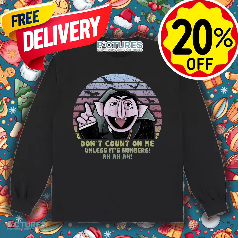 Count von Count on my best version ah ah ah vintage shirt