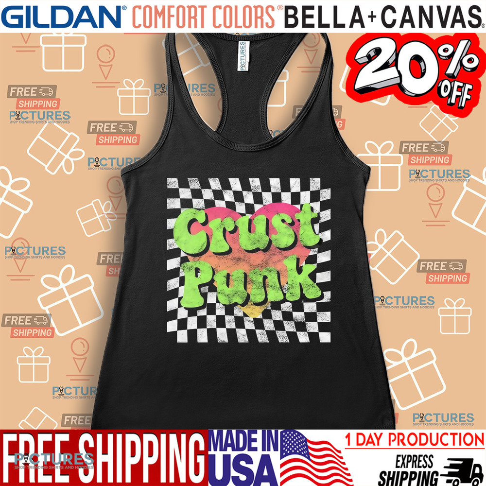 Crust Punk Lover Heart Vintage Retro Shirt Crust Punk Lover Heart Vintage Retro Shirt